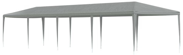 Party Stan Světle šedá 1200 x 300 x 255 cm PE a ocel