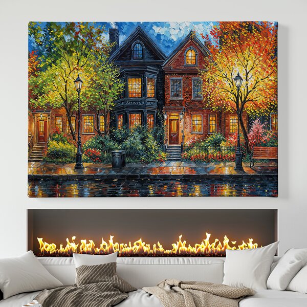 Obraz na plátně - Večerní odrazy Genku FeelHappy.cz Velikost obrazu (šířka x výška): 60 x 20 cm