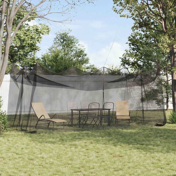 Zahradní moskytiéra 156 síťovina Černá 3 x 6 x 2,5 m Polyester