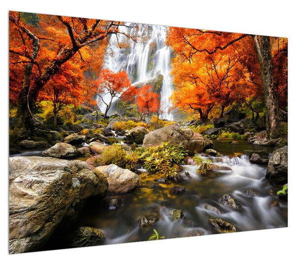 Obraz podzimní krajiny (100x70 cm)