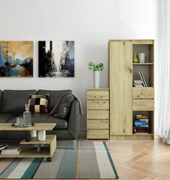 Ak furniture Komoda CL5 40 cm dub artisan