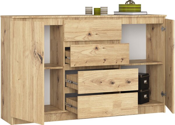 Ak furniture Komoda Inbia K 160 cm dub artisan