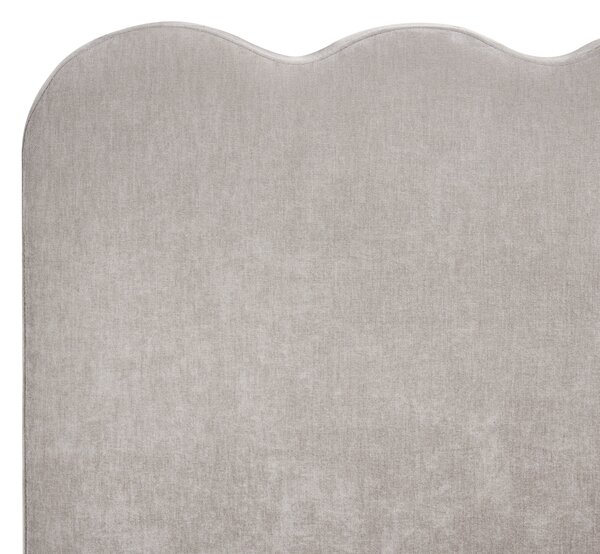 Postel s úložným prostorem NANTERRE Žinylka Taupe 120 x 200 cm