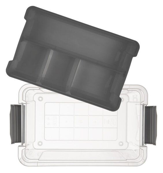 Plastový úložný box s víkem 35x23x17 cm Multi Stormax – Orion