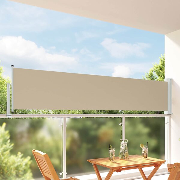 Boční markýza 100 x 300 cm 100% polyester, železo, ocel