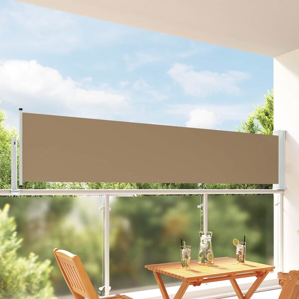 Boční markýza 80 x 300 cm 100% polyester, železo, ocel