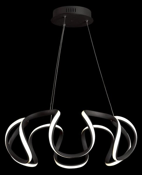 PASSO závěsné svítidlo LED 40W 4140lm 4000K 56cm IP20, černé