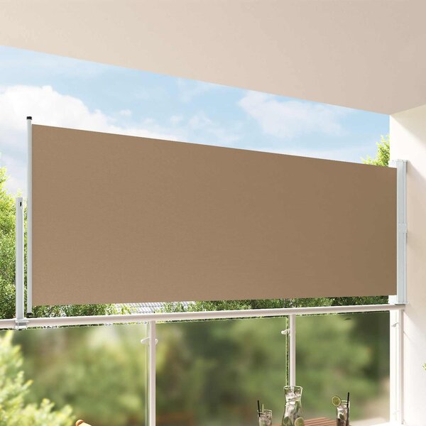 Boční markýza 140 x 300 cm 100% polyester, železo, ocel