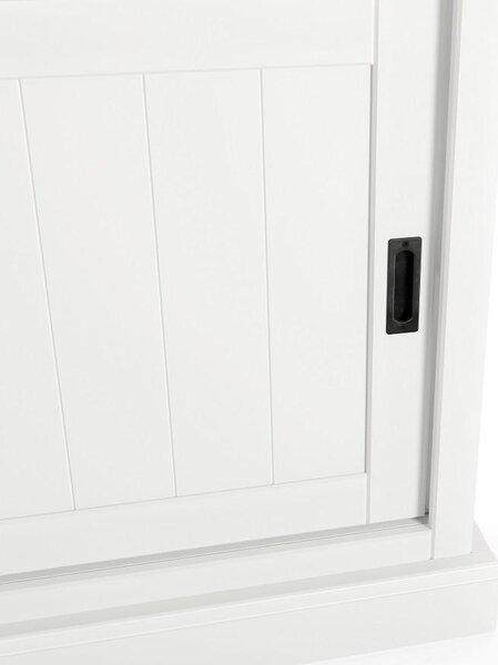 ŠIROKÁ KOMODA, borovice, bílá, 121/85/45 cm Livetastic - Šuplíkové komody, Online Only