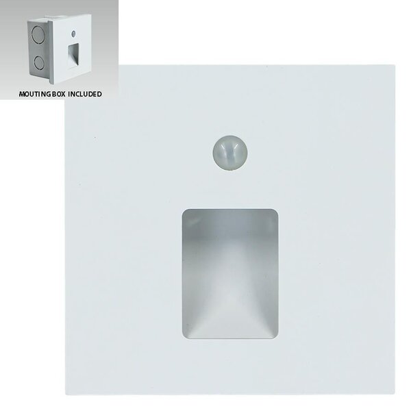 STEP LIGHT VIX S schodišťové svítidlo se senzorem LED 1W 55lm 4000K 8,7cm IP20, bílé