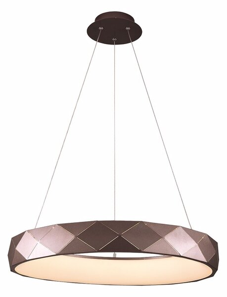 CANVAS II závěsné svítidlo LED 38W 2250lm 4000K krokově stmívatelné 48cm IP20, kávová