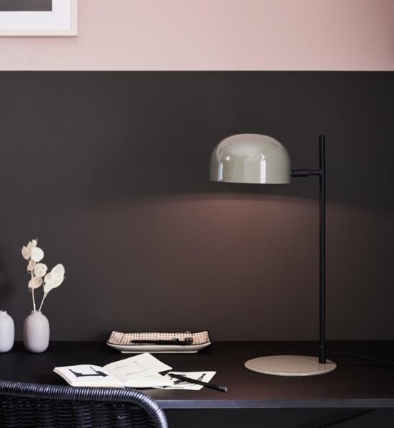 Markslöjd 108292 - Stolní lampa POSE 1xE14/25W/230V šedá