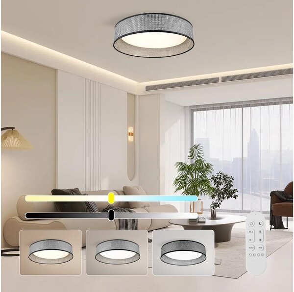 Immax NEO 07287L - LED+CCT Stm stropní svítidlo LONA 36W/230V pr. 45,5 cm+ DO