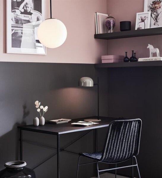 Markslöjd 108292 - Stolní lampa POSE 1xE14/25W/230V šedá