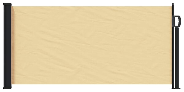 Výsuvná boční markýza Písková 300 x 100 cm Polyester