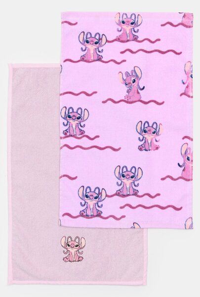Sinsay - Bavlněné ručníky 2 ks Stitch - levandulová