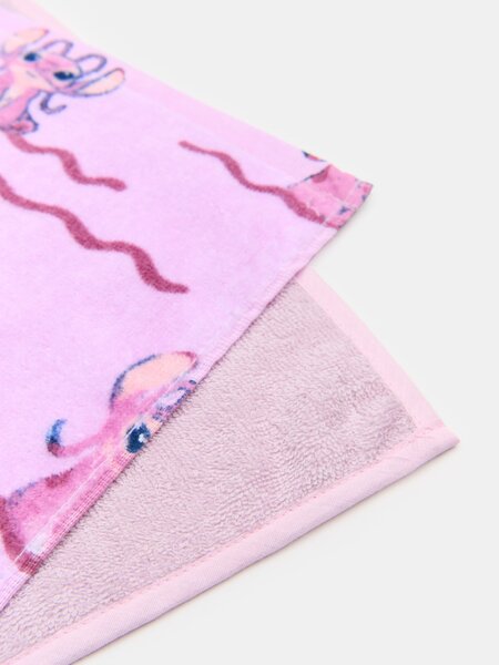 Sinsay - Bavlněné ručníky 2 ks Stitch - levandulová