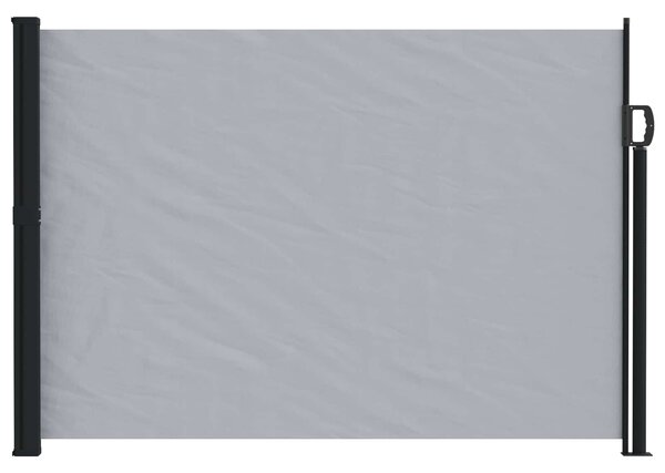 Výsuvná boční markýza 117 x 300 cm Polyester Obdélníkový Šedá
