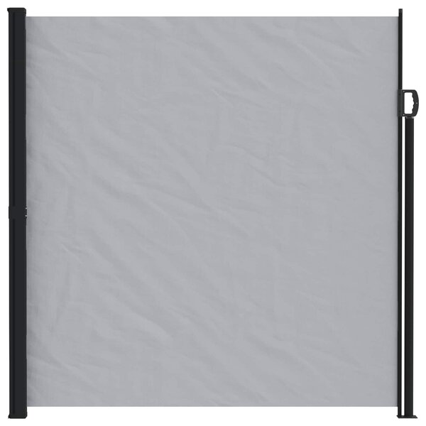 Výsuvná boční markýza Šedá 600 x 180 cm Polyester