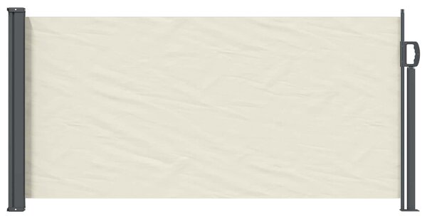 Výsuvná boční markýza 100 x 300 cm 100% polyester, železo, ocel