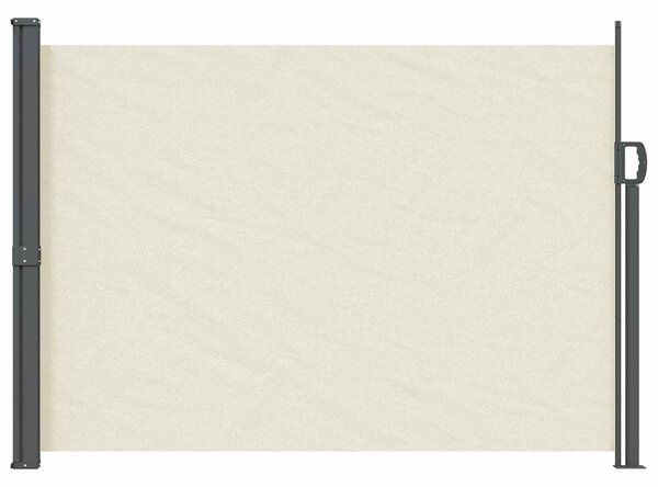 Výsuvná boční markýza 120 x 300 cm 100% polyester, železo, ocel