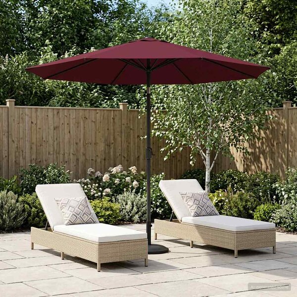 Zahradní slunečník 230 x 230 cm Polyester Obdélníkový