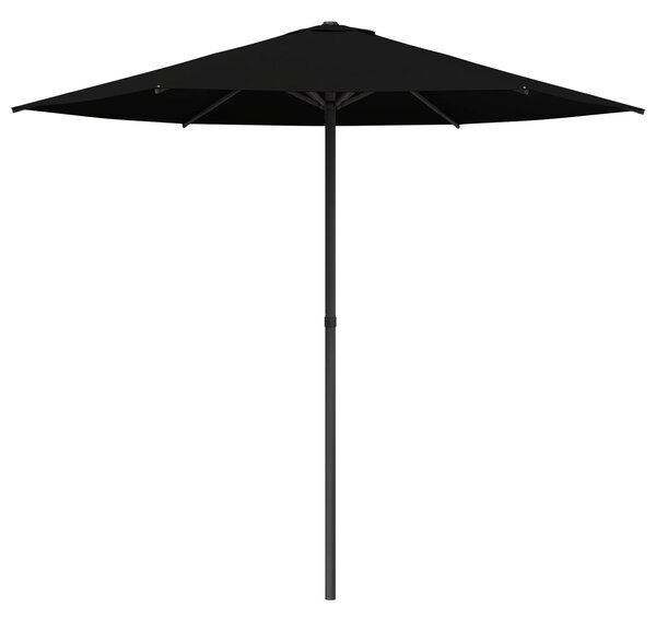 Zahradní slunečník 230 x 230 cm Polyester Obdélníkový Černá