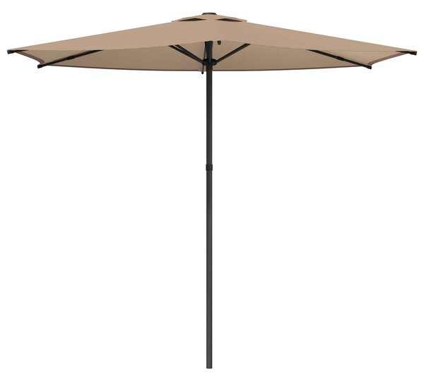 Zahradní slunečník 270 x 270 cm Polyester Obdélníkový Taupe