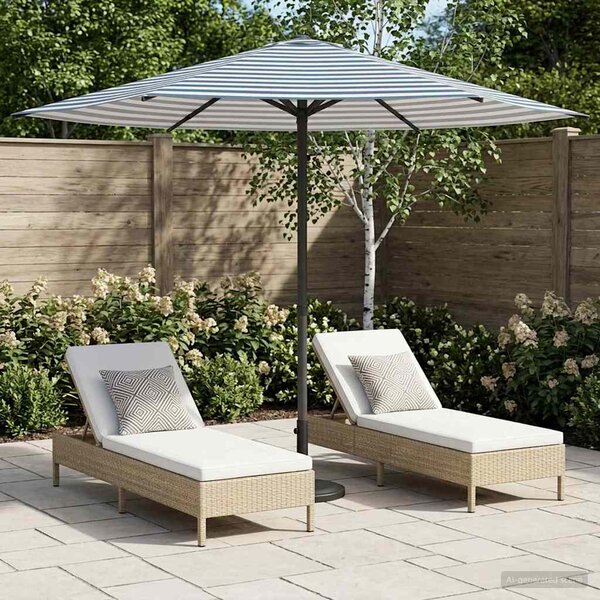 Zahradní slunečník 230 x 230 cm Polyester Obdélníkový