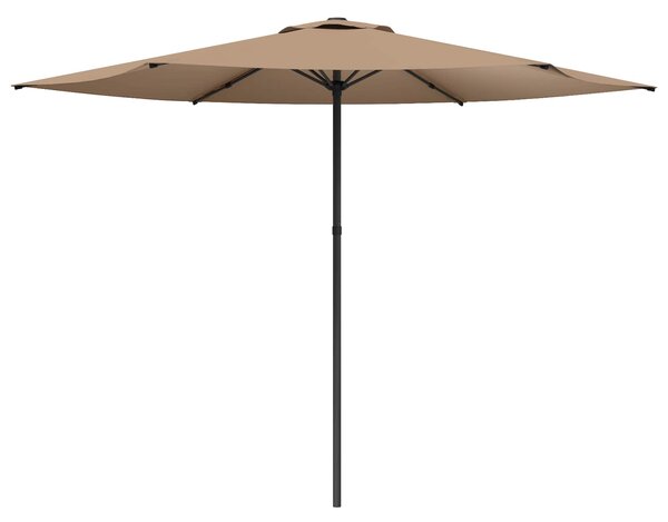 Zahradní slunečník 300 x 300 cm Polyester Obdélníkový Taupe