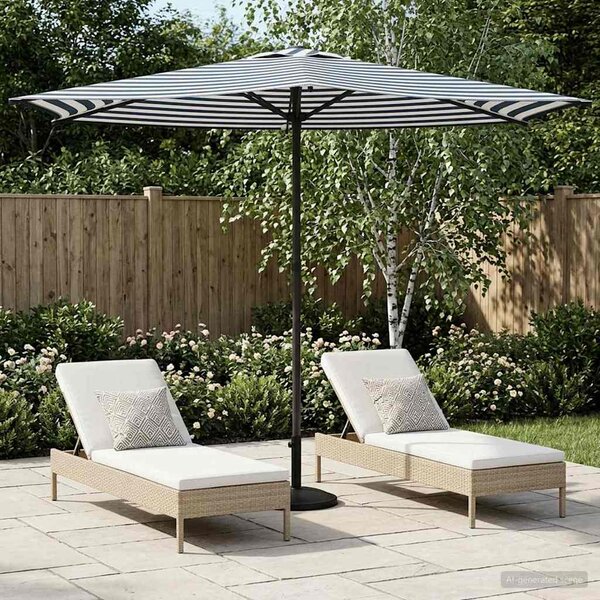 Zahradní slunečník 270 x 270 cm Polyester Obdélníkový