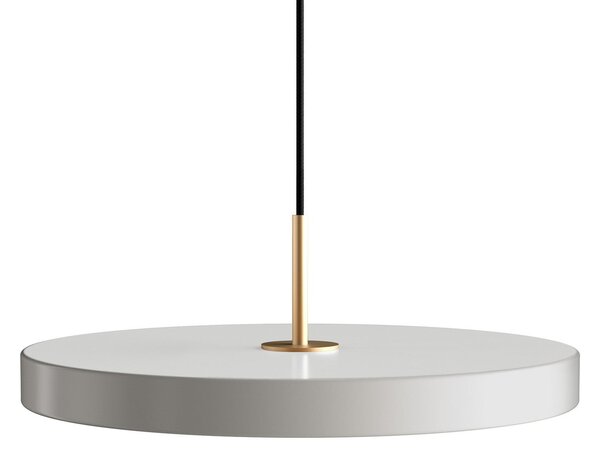 Závěsná svítidlo UMAGE, Asteria Medium, stmívatelné, Šedá, Obývací pokoj, Kov, Design