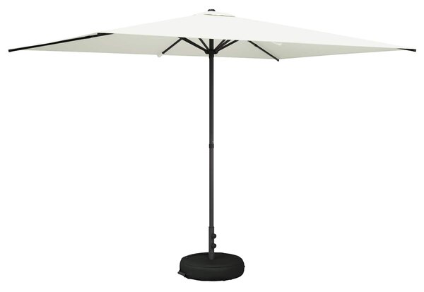 Zahradní slunečník s podstavcem 200 x 300 cm Polyester
