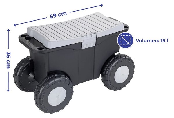 Zahradní box na kolečkách – Maximex