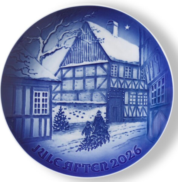 Porcelánový talíř Blue Collectibles 2026 Bing & Grøndahl Ø 18 cm