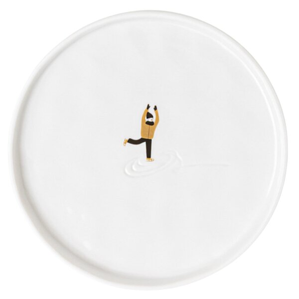 Pocelánový talíř Ice Skating 15 cm