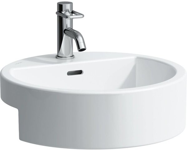 Laufen Living City umyvadlo 46x46 cm kulatý bílá lesk H8134310001041
