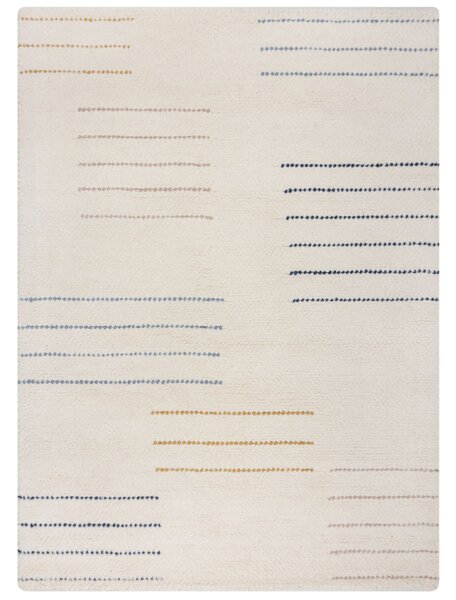 Flair Rugs, Kusový koberec Dottie Geometric Blue/Multi, 200x290, bílá, ložnice