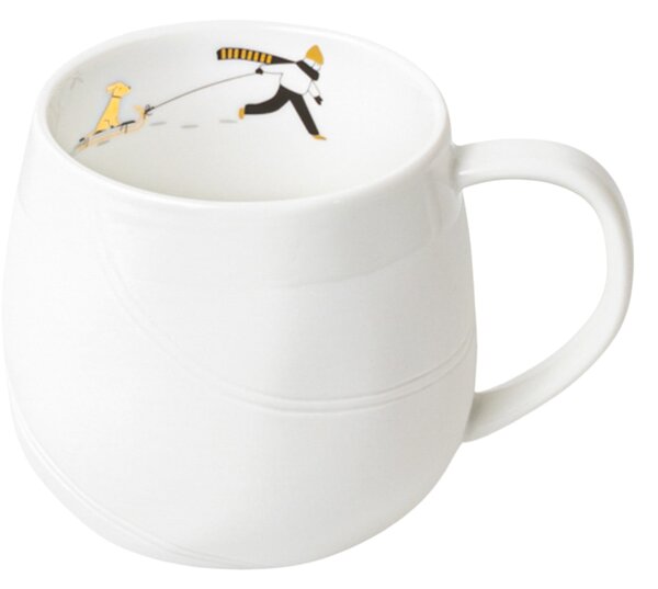 Porcelánový hrnek Dog sled 350 ml