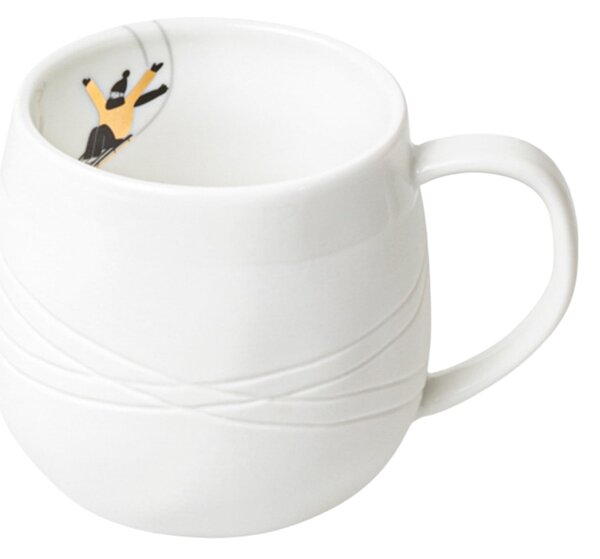 Porcelánový hrnek Sledging 350 ml