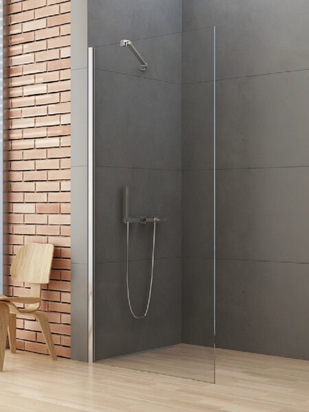 New Trendy New Soleo sprchová zástěna walk-in 80 cm chrom lesk/průhledné sklo K-0458-WP