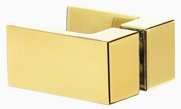 New Trendy Avexa Gold Shine sprchový kout 90x90 cm zlatá lesk/průhledné sklo EXK-3842