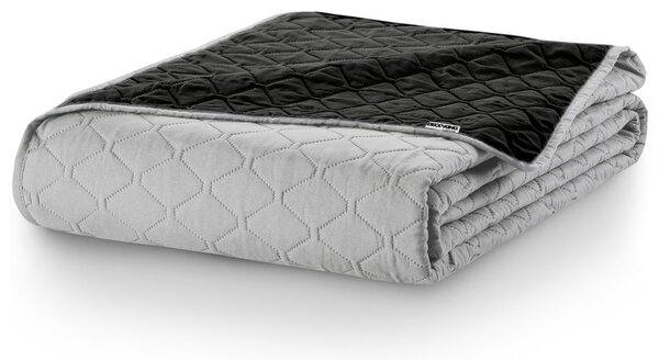DecoKing Přehoz na postel Axel silver - bla, 220 x 240 cm, 220 x 240 cm