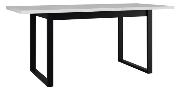 Kuchyňský rozkládací stůl 140x80 cm ALVARADO 5 - dub artisan / černý