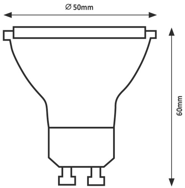 Rabalux Smd-Led led žárovka 1x7 W 4000 K GU10 79082