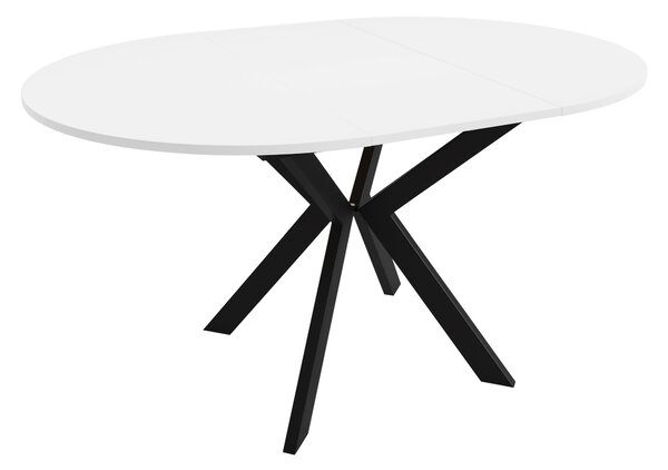Malý kulatý stůl do kuchyně 100 cm REKITA - černý