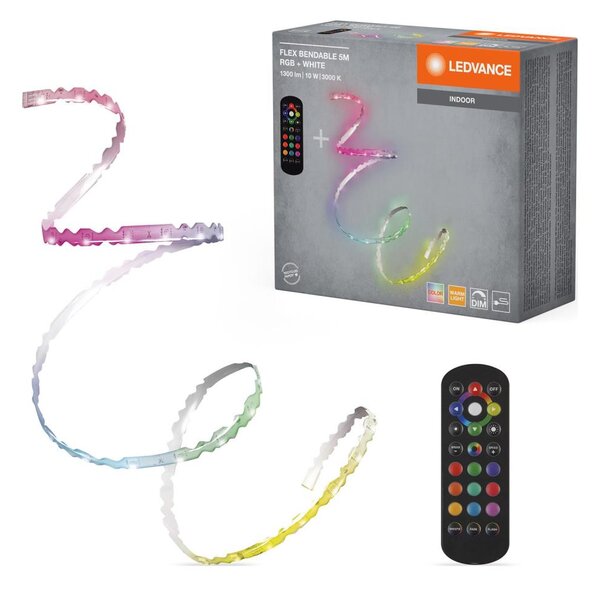 Ledvance - LED RGB Stmívatelný pásek FLEX 5m LED/10W/230V + dálkové ovládání