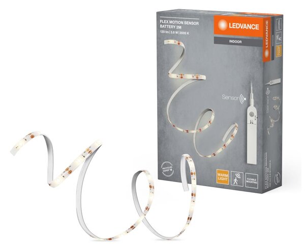 Ledvance - LED Pásek se senzorem pohybu FLEX 2m LED/3,6W/4xAA