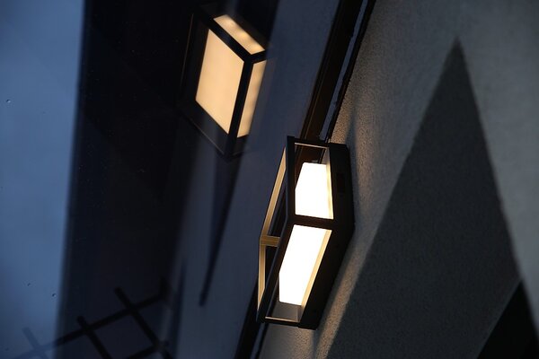 Trio 677860142 LED venkovní stropní svítidlo Witham 1x14W | 1550lm | 2300K+3000K+4000K | IP54 - nastavitelná teplota světla, DIP Switch, antracit