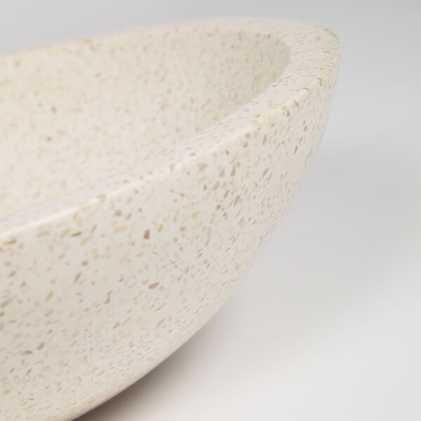 Umyvadlo z terrazzo Kave Home Sunday, ø 40 cm